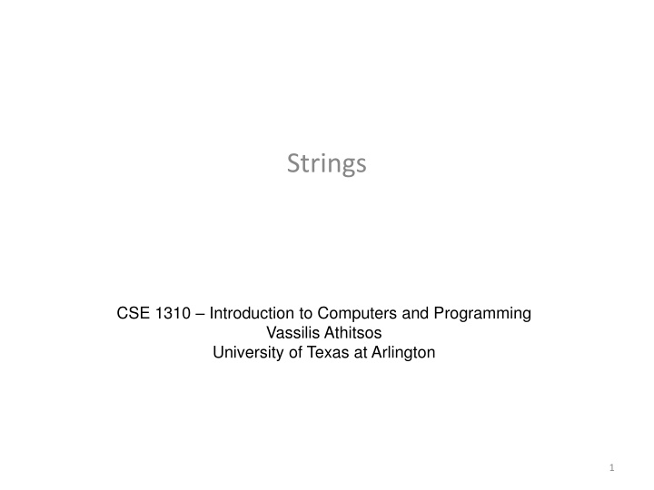 strings