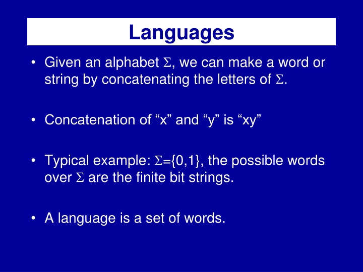languages
