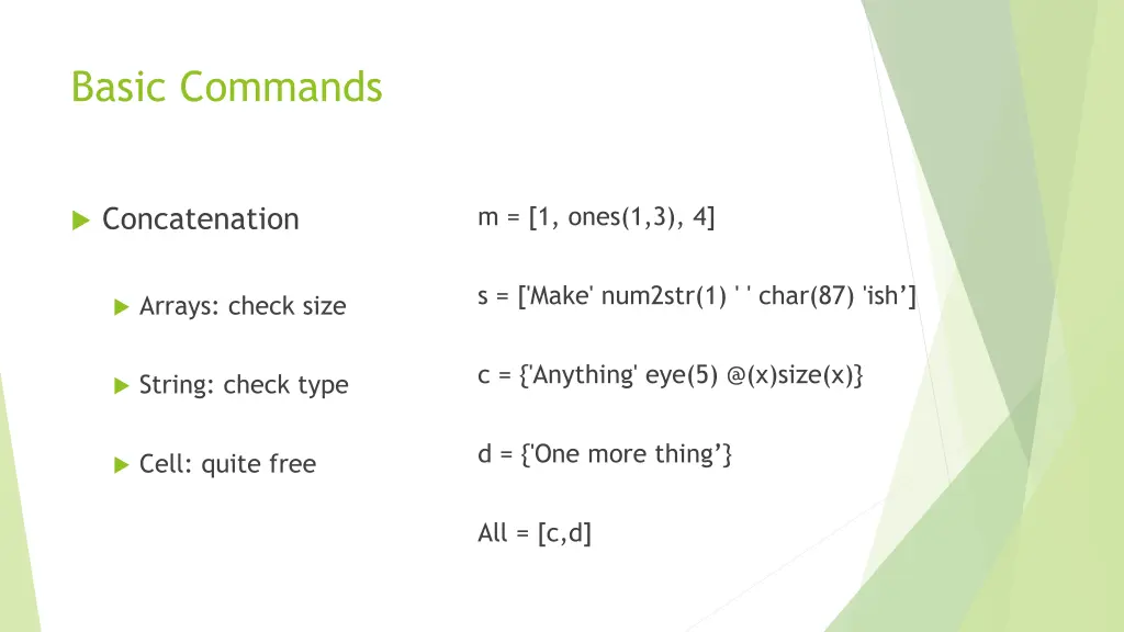 basic commands 1