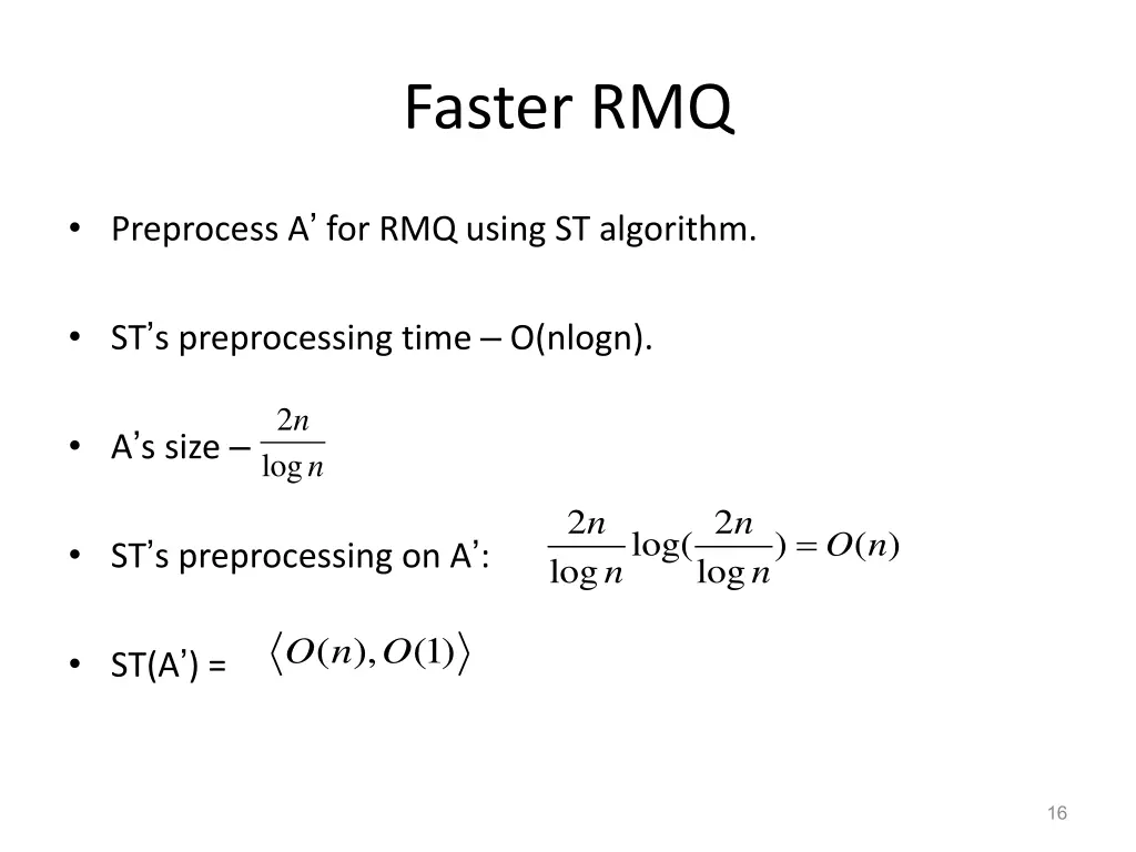 faster rmq 3