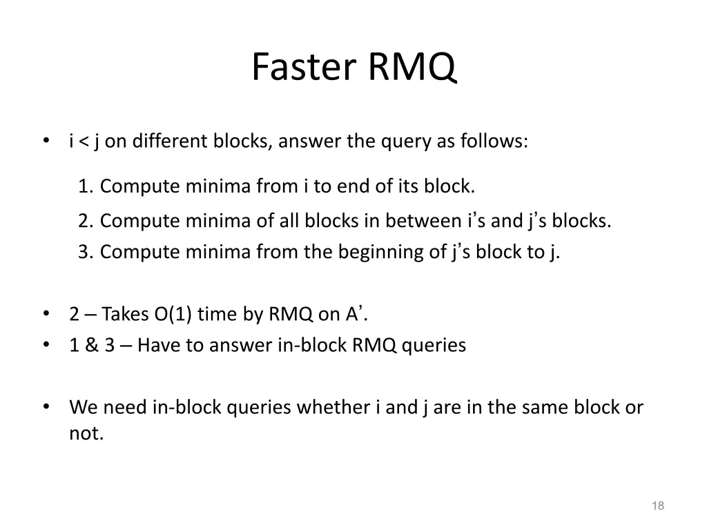 faster rmq 5
