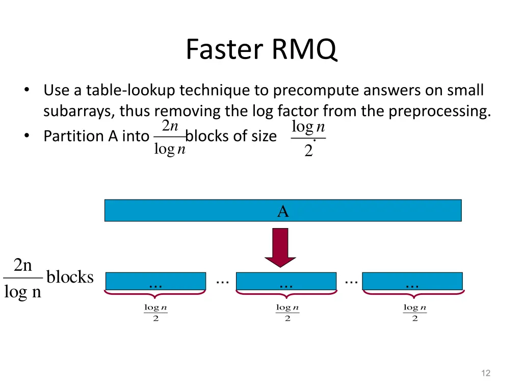 faster rmq