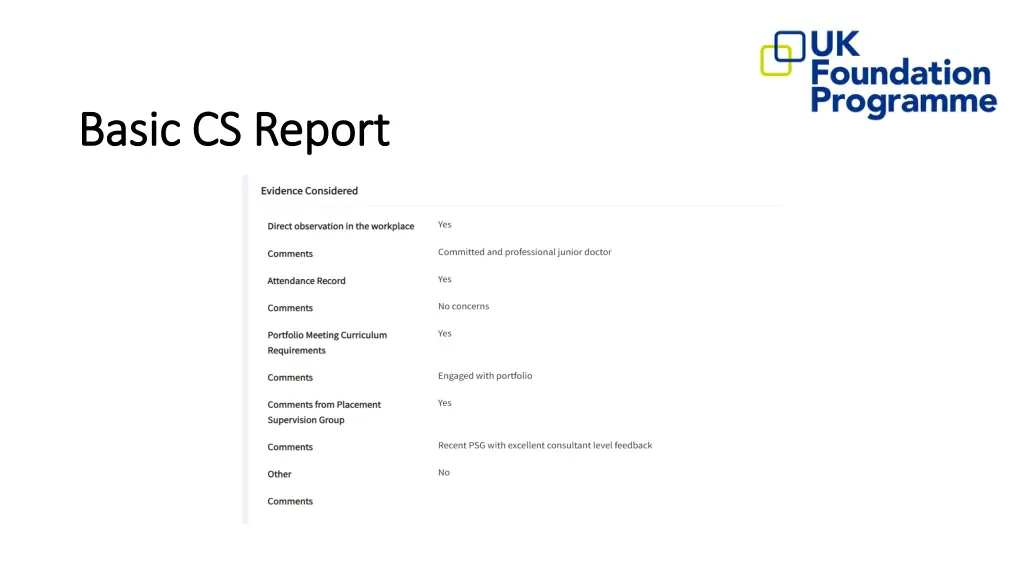 basic cs report basic cs report
