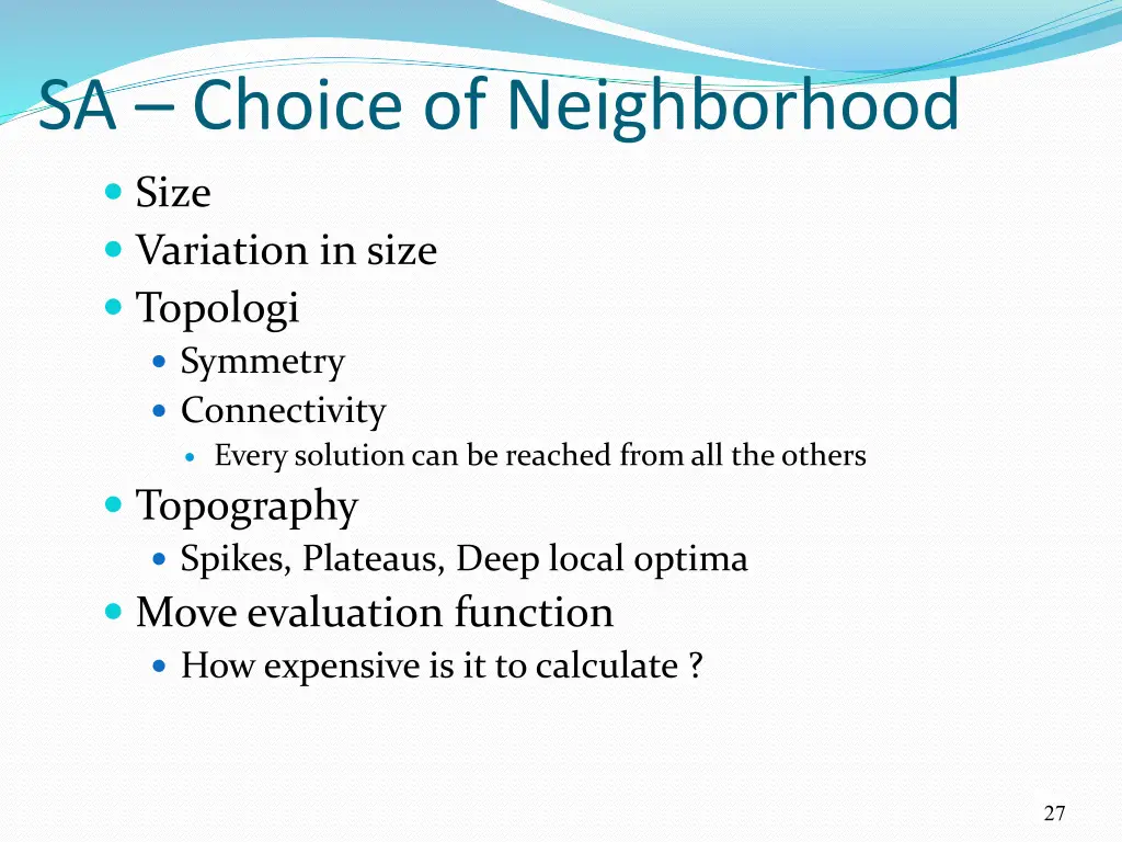 sa choice of neighborhood