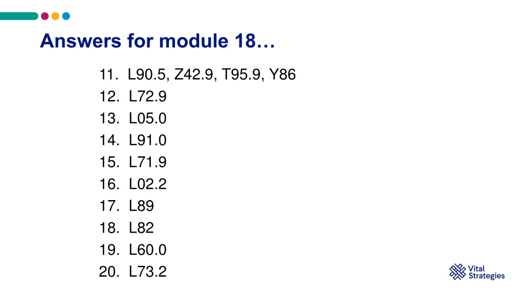 answers for module 18 2