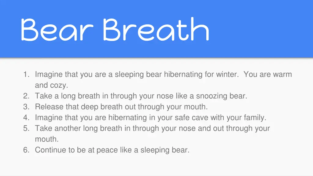bear breath
