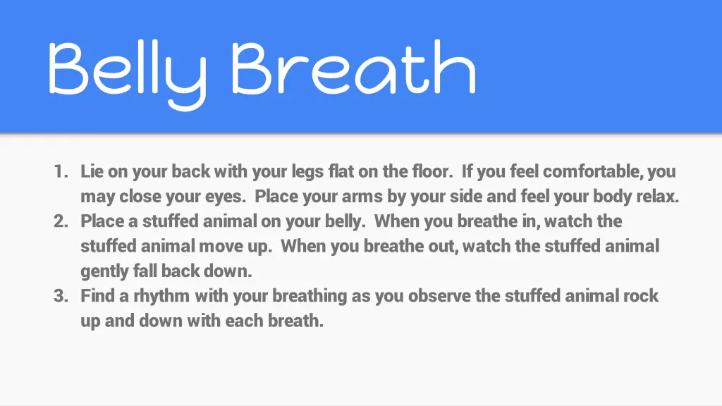belly breath