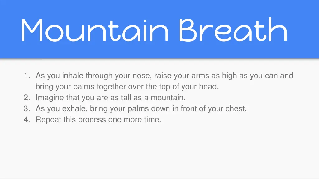 mountain breath