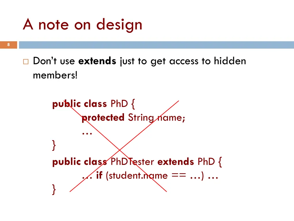 a note on design