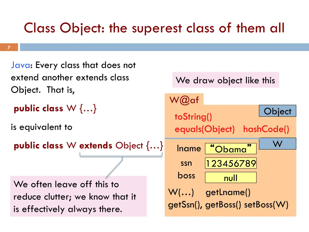 class object the superest class of them all