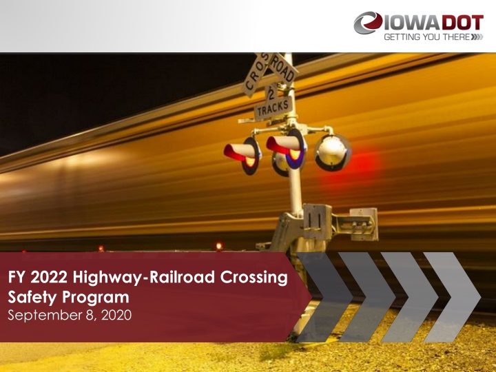 fy 2022 highway railroad crossing safety program