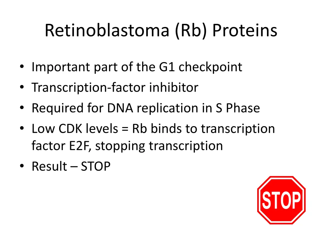 retinoblastoma rb proteins