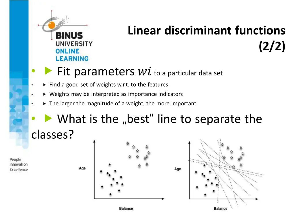 linear discriminant functions 1