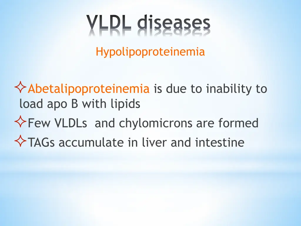 vldl diseases