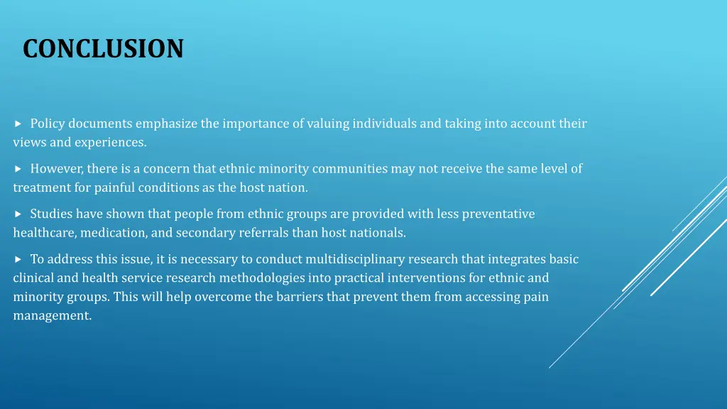 conclusion