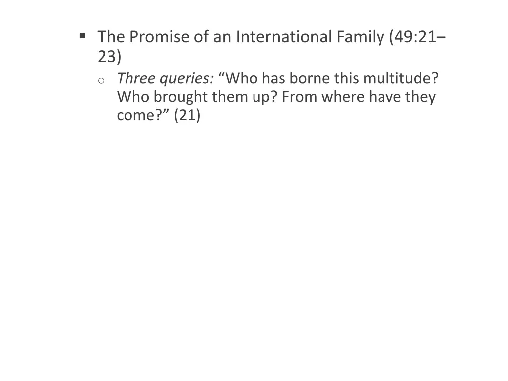 the promise of an international family