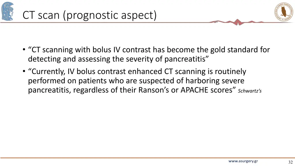 ct scan prognostic aspect