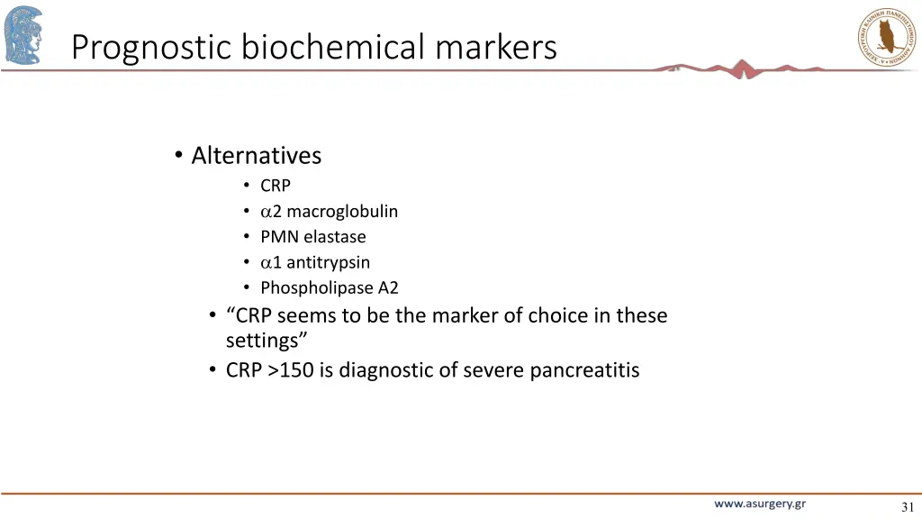 prognostic biochemical markers 1