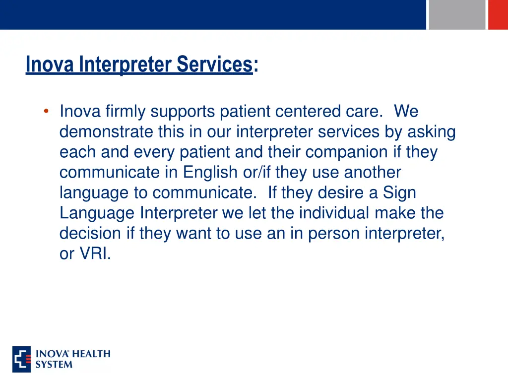 inova interpreter services