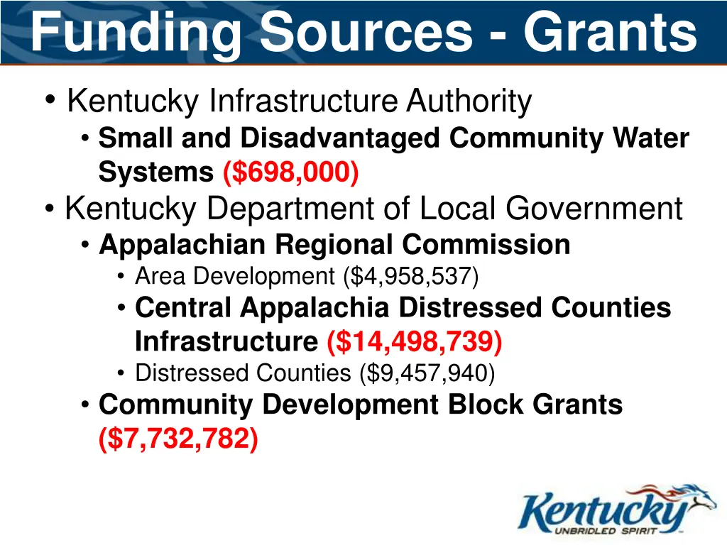 funding sources grants