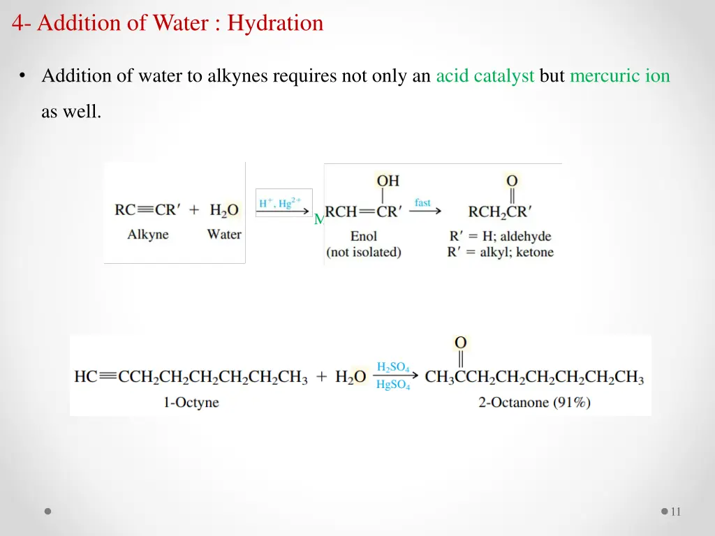 4 addition of water hydration