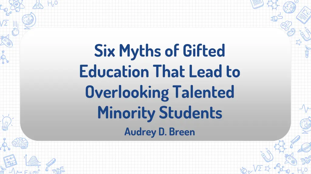 six myths of gifted education that lead