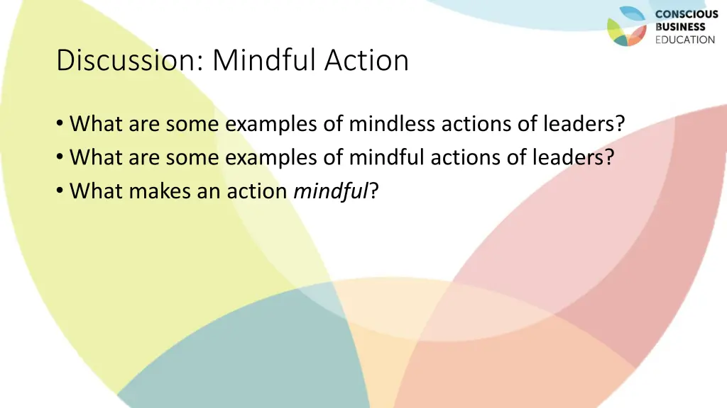 discussion mindful action