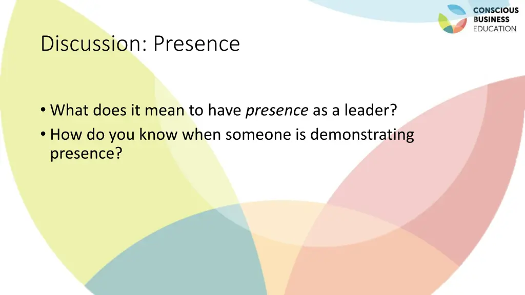 discussion presence