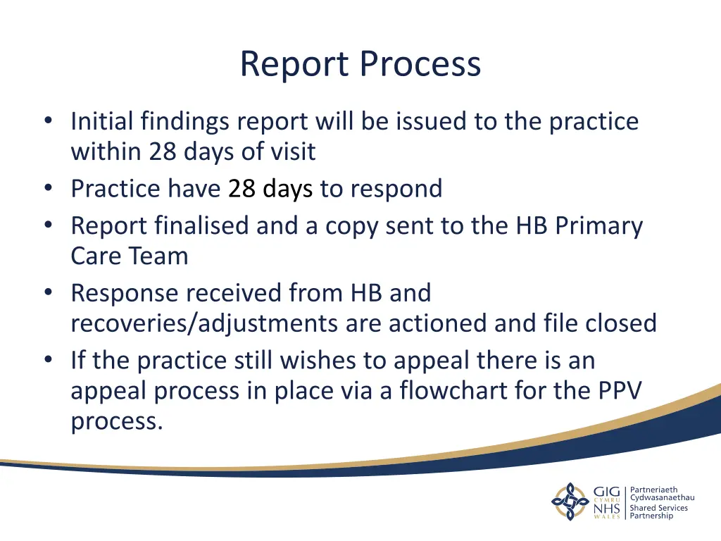 report process