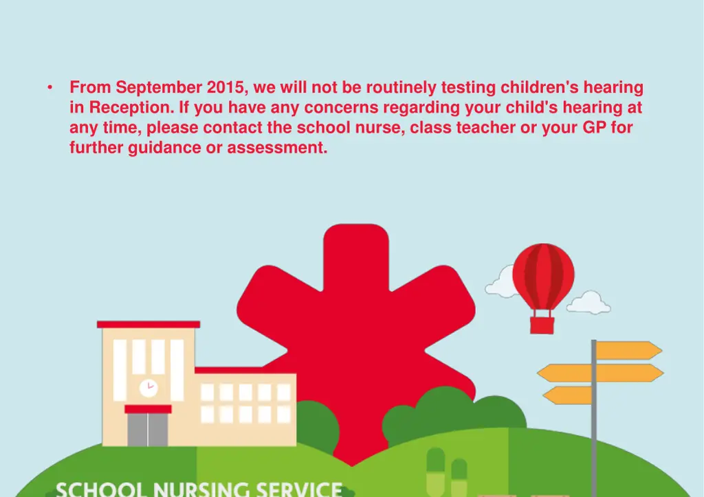 from september 2015 we will not be routinely