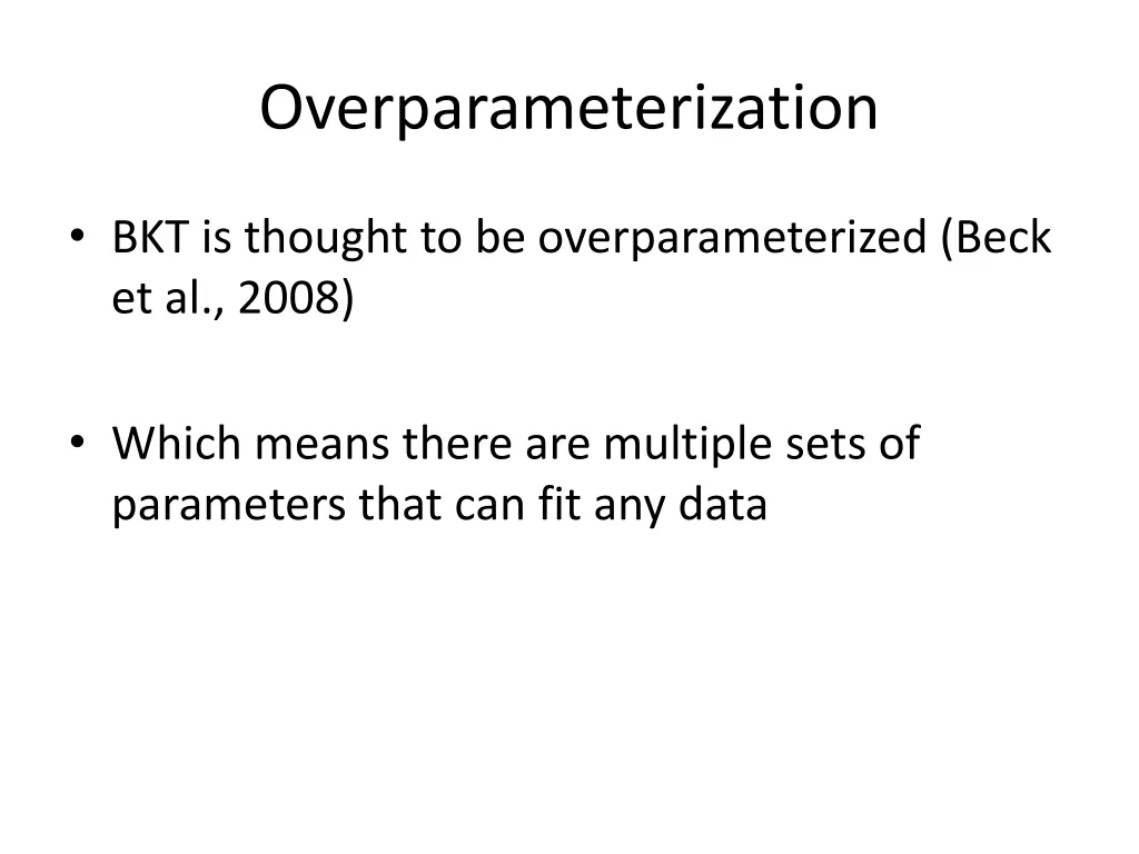 overparameterization