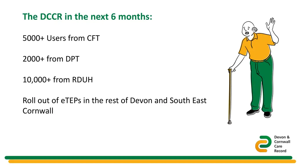 the dccr in the next 6 months