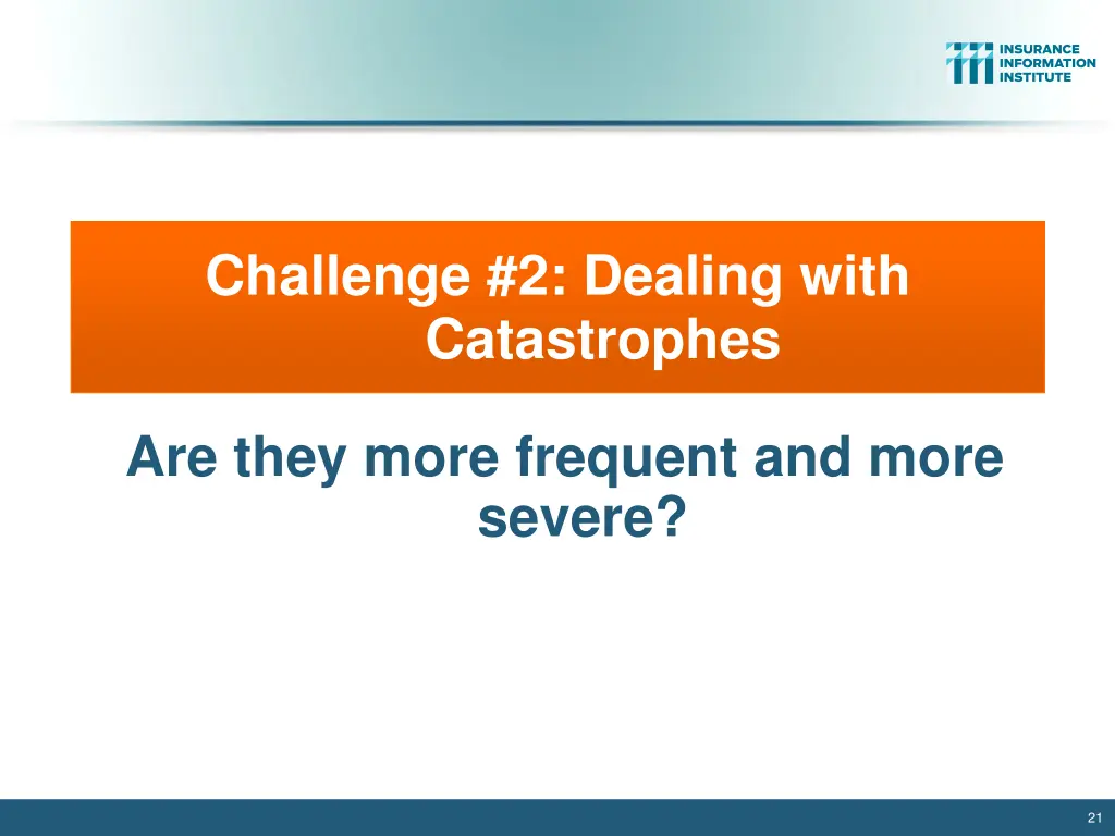 challenge 2 dealing with catastrophes