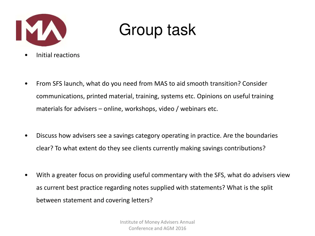 group task