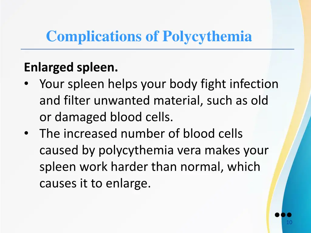 complications of polycythemia 1