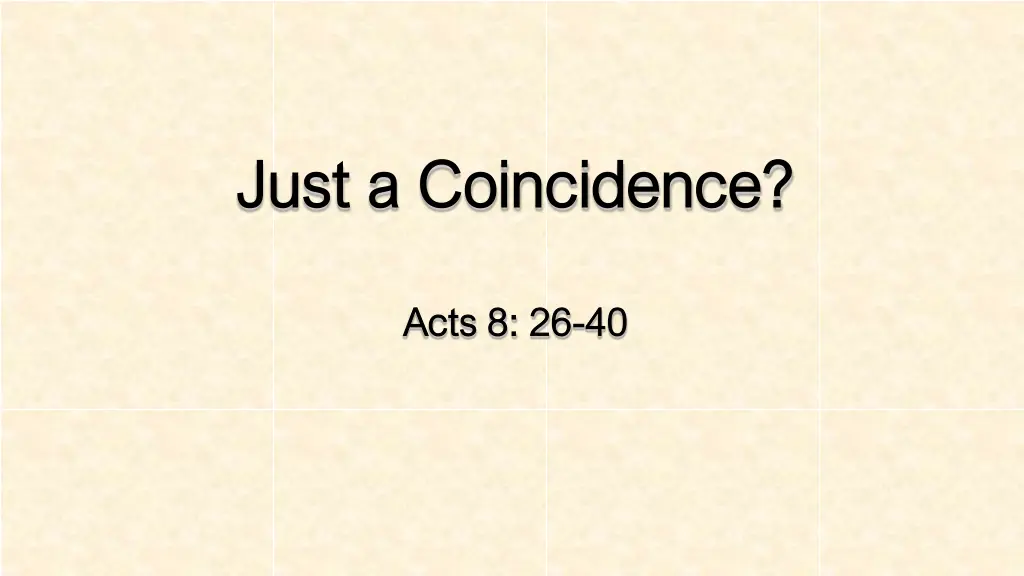 just a coincidence just a coincidence