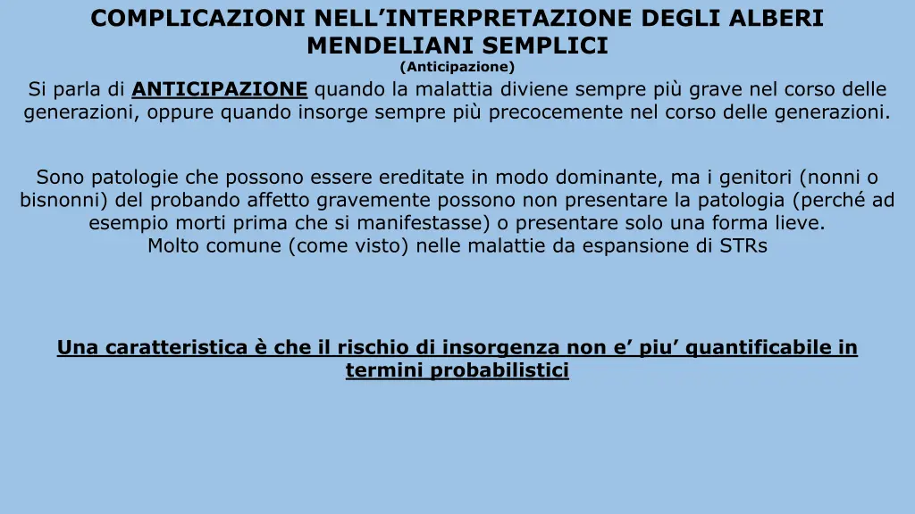 complicazioni nell interpretazione degli alberi 7