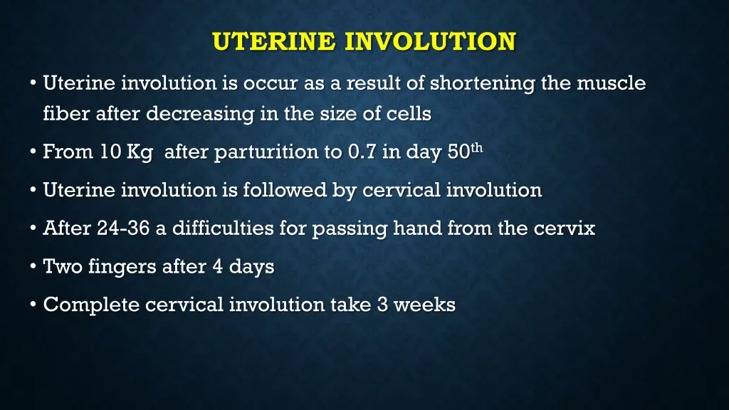 uterine involution 1