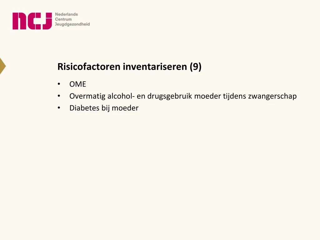risicofactoren inventariseren 9