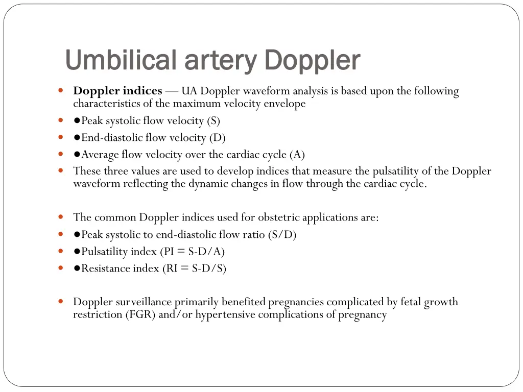 umbilical artery doppler umbilical artery doppler 1