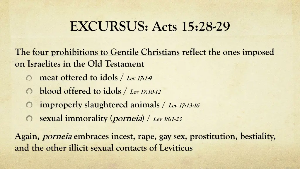 excursus acts 15 28 29