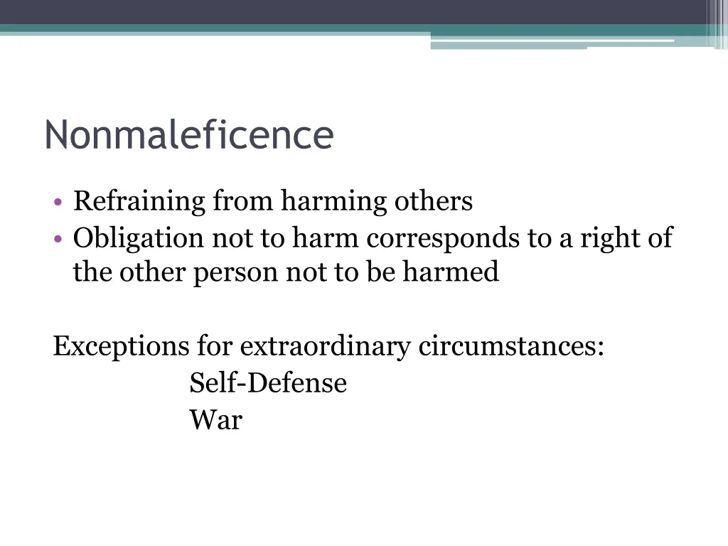 nonmaleficence