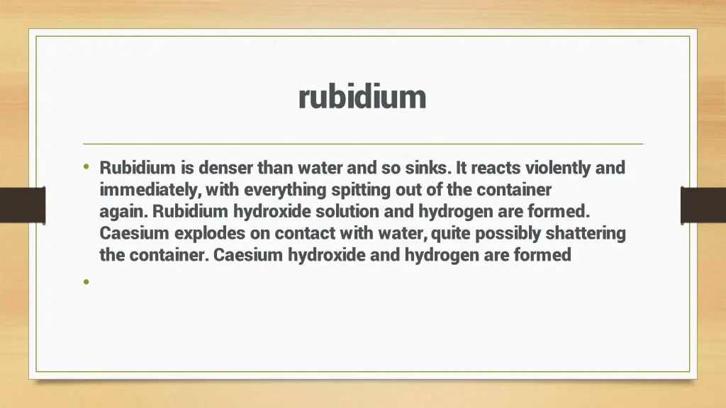 rubidium