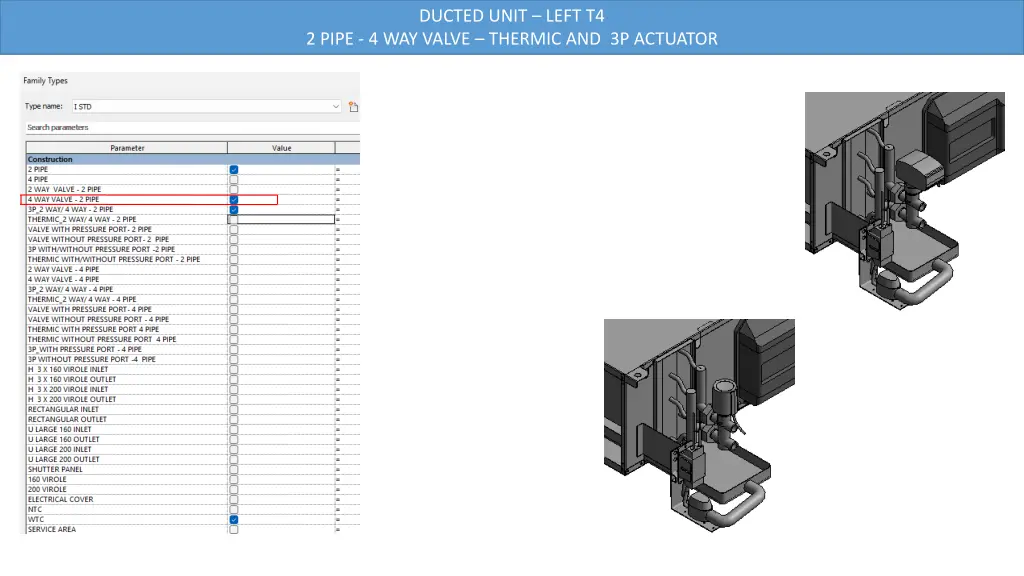 ducted unit left t4 3