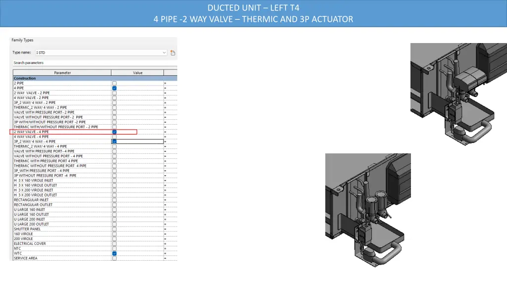 ducted unit left t4 6