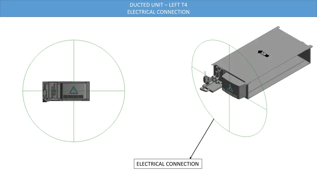 ducted unit left t4 electrical connection