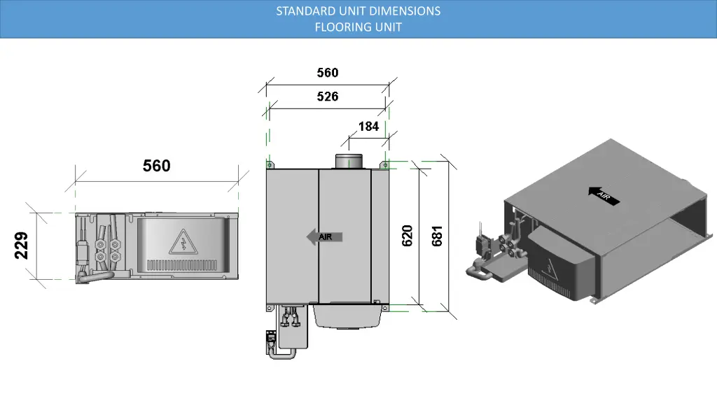 standard unit dimensions flooring unit