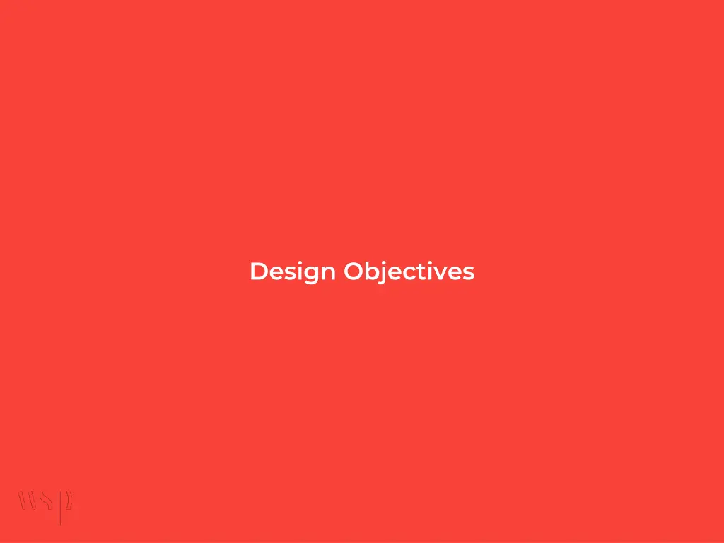 design objectives