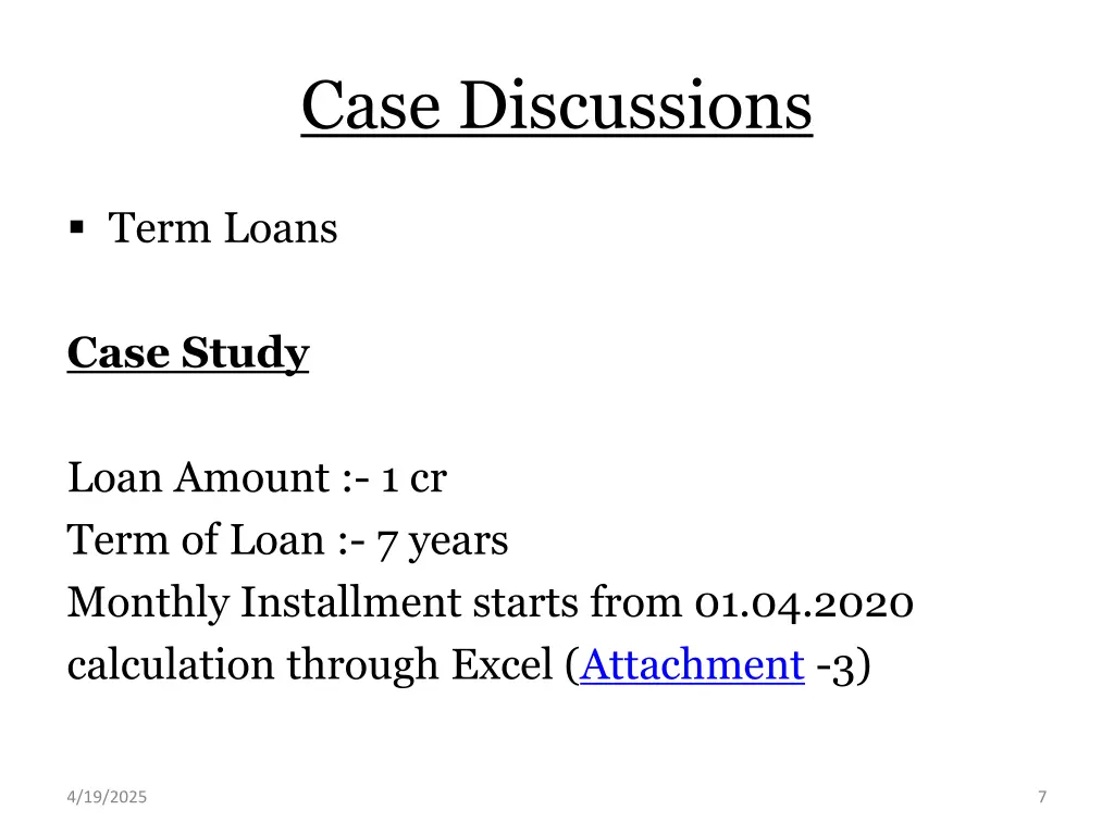 case discussions