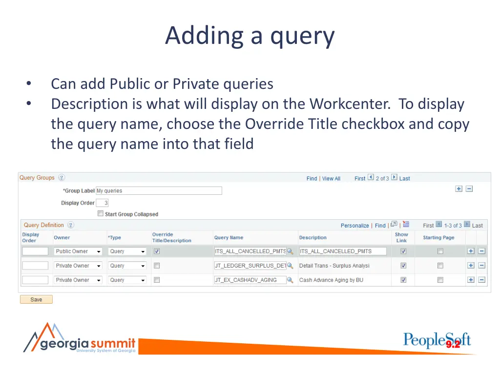 adding a query 1